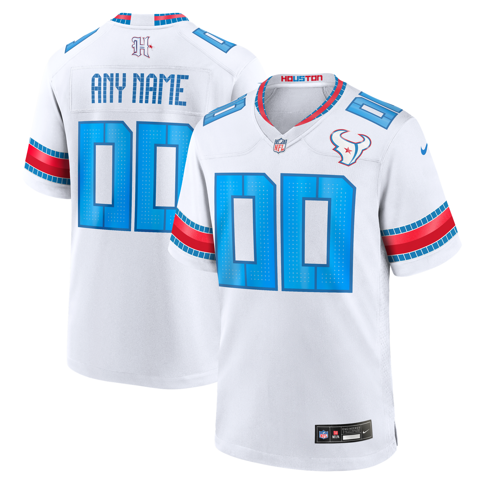 Camiseta Nike Game de la Rivalries del Houston Texans - Blanco - Personalizada - Hombre
