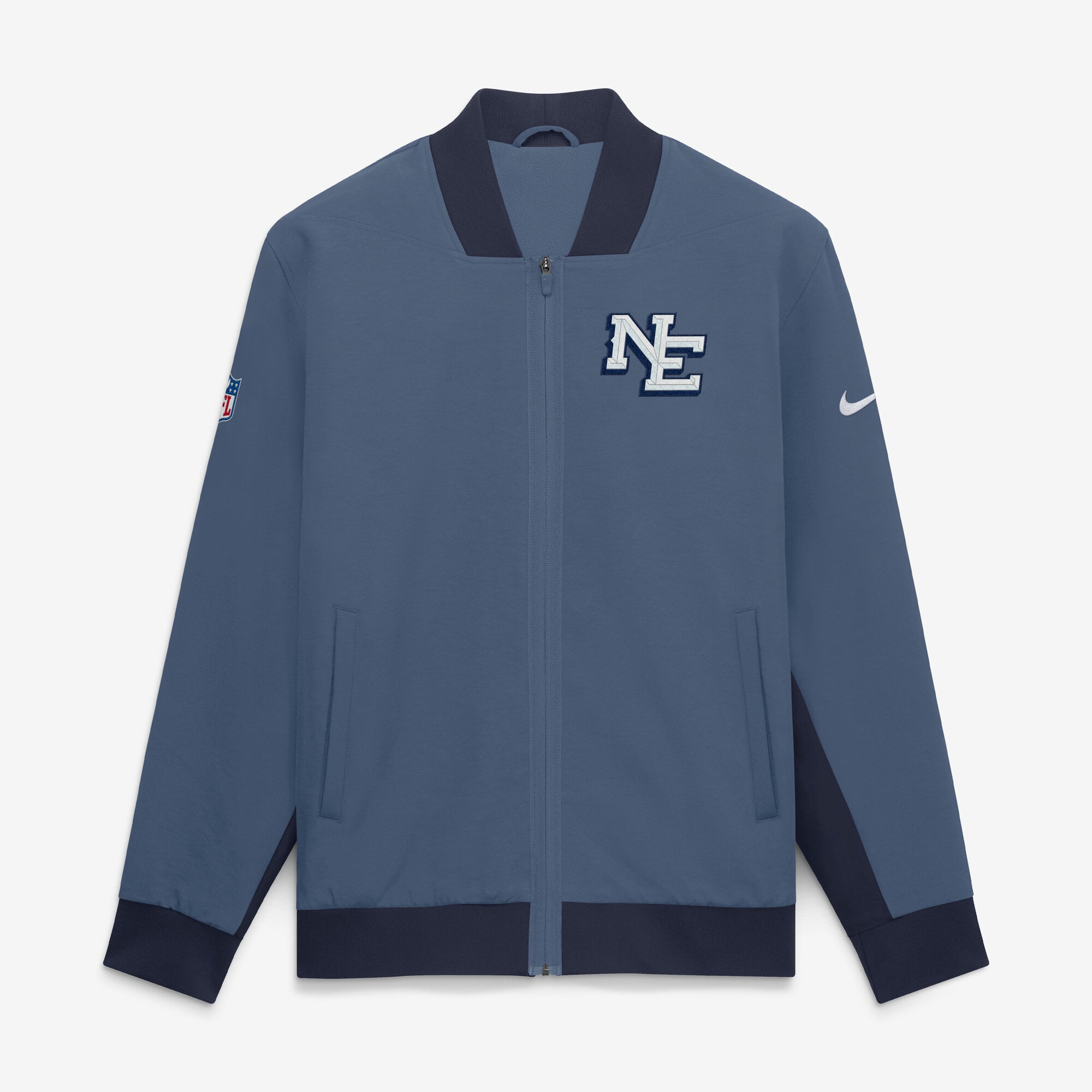 New England Patriots Nike Rivalries Bomber Jacket - Mens