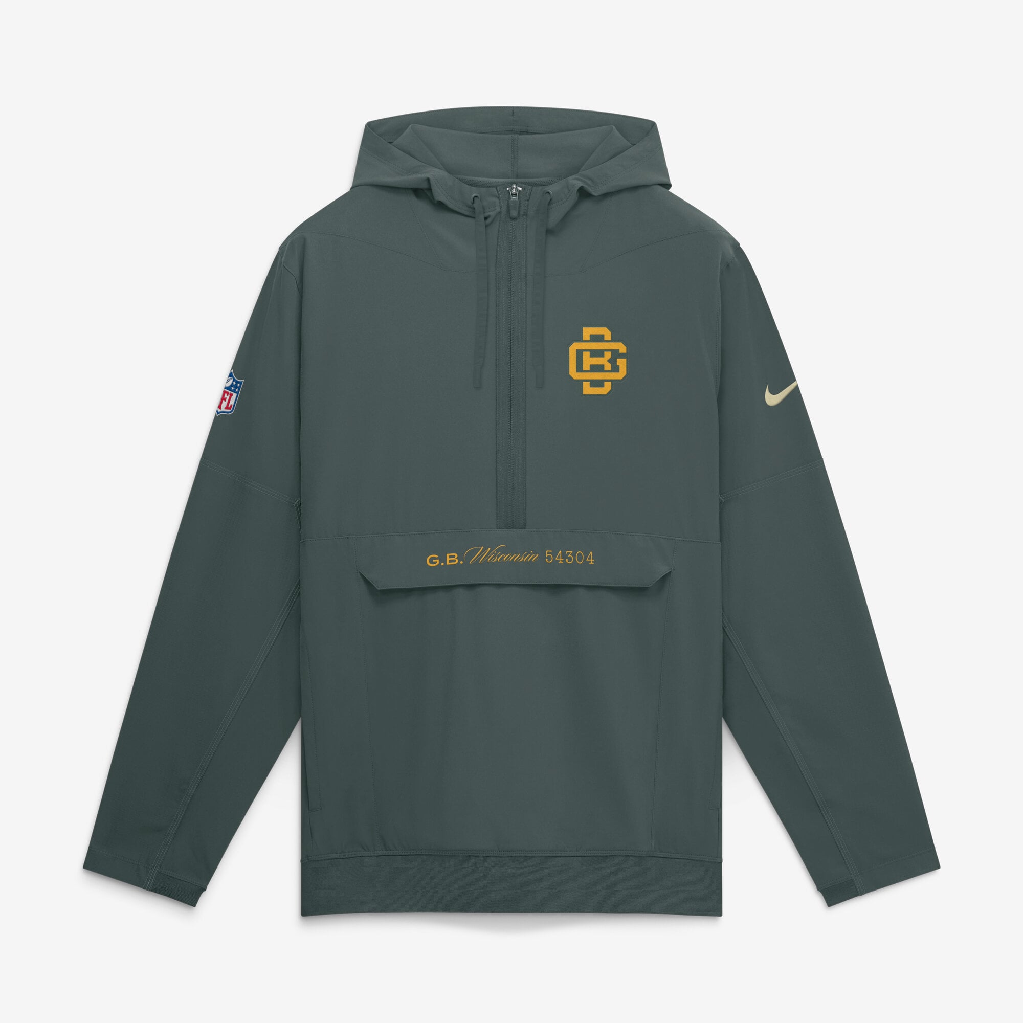 Green Bay Packers Nike Rivalries Anorak - Mens
