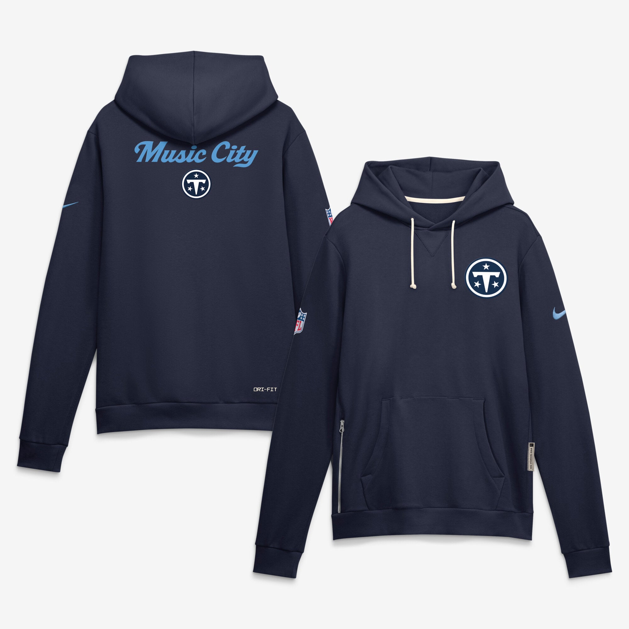 Sweat à capuche Tennessee Titans Rivalries Nike Dri-FIT - Homme
