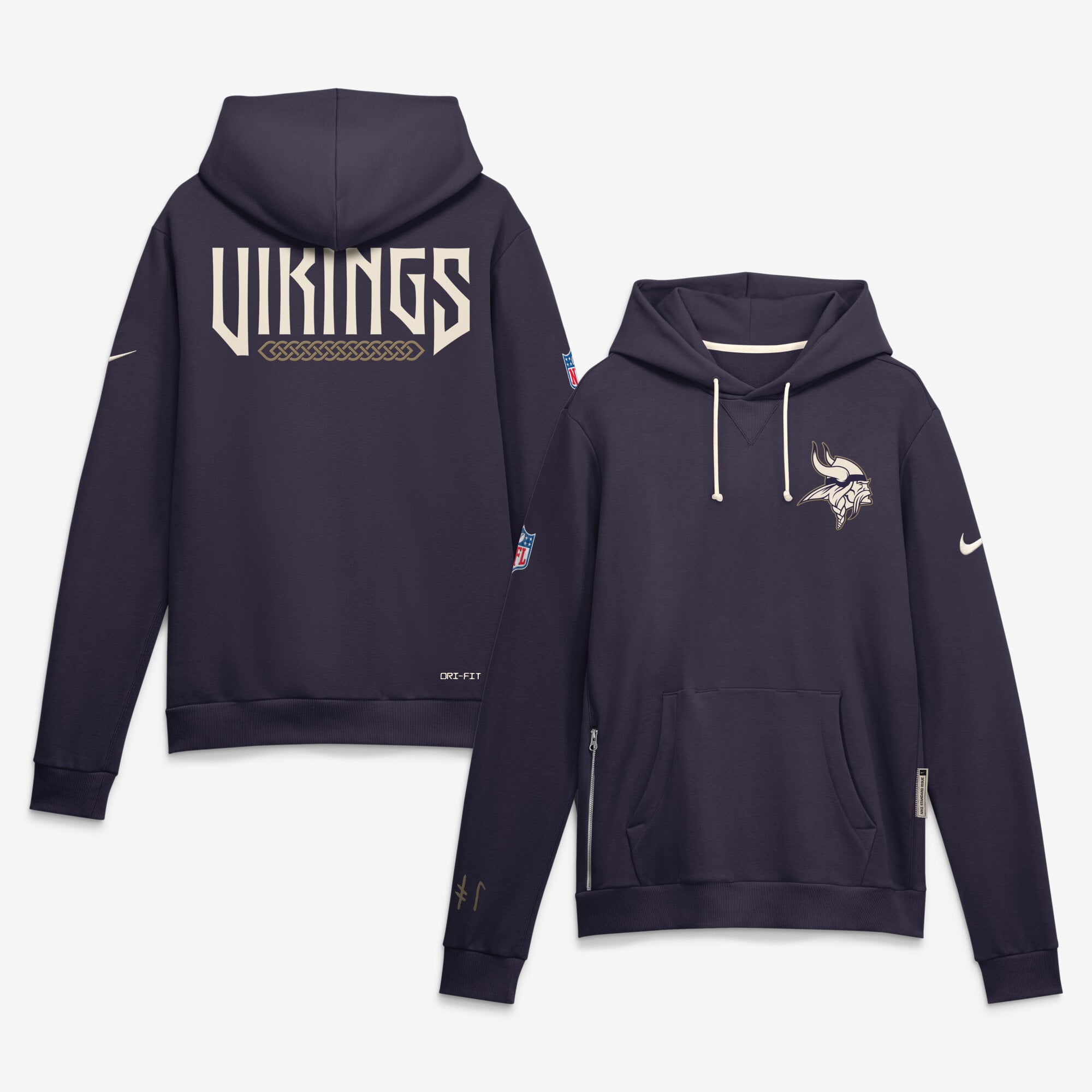 Sweat à capuche Minnesota Vikings Rivalries Nike Dri-FIT - Homme