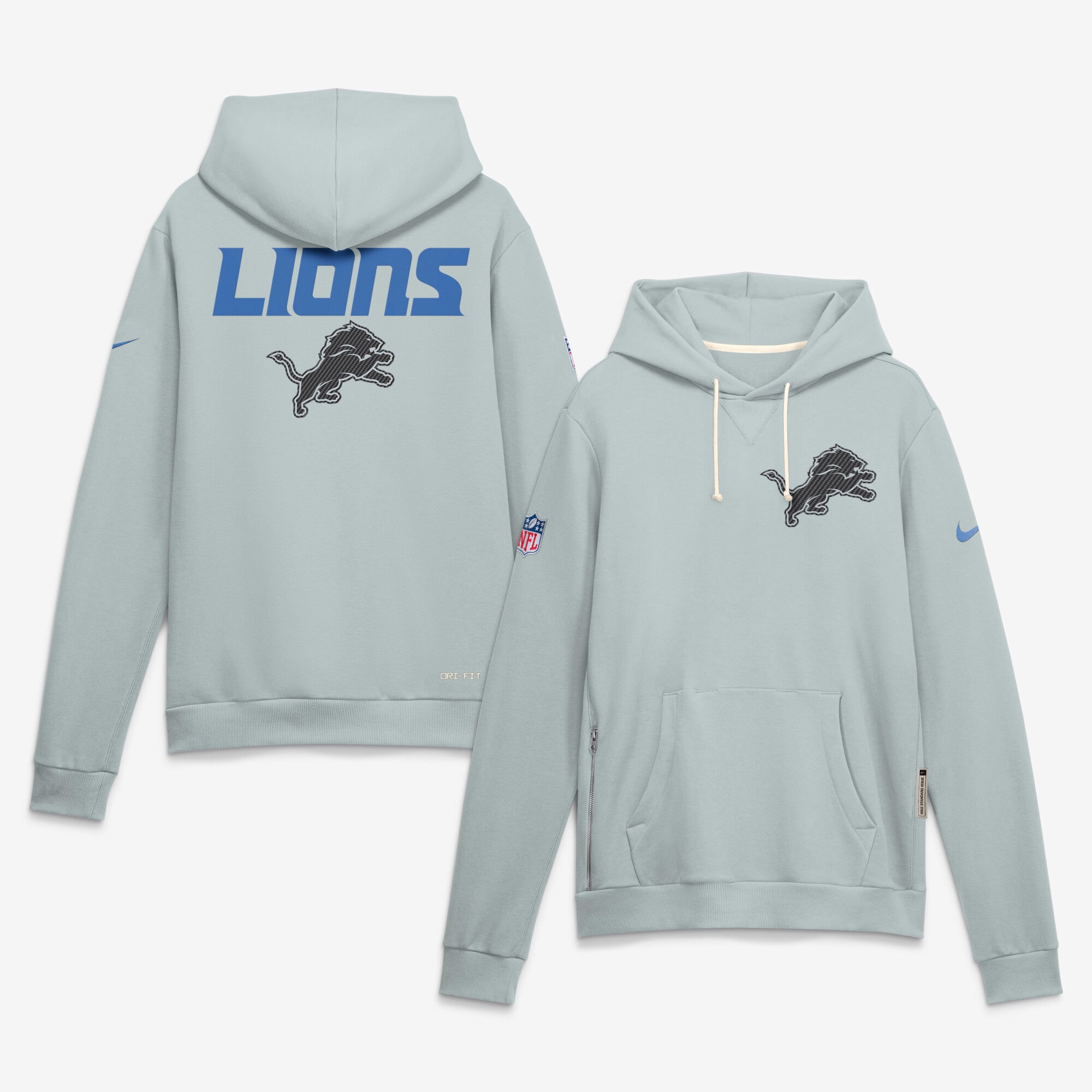 Sweat à capuche Detroit Lions Rivalries Nike Dri-FIT - Homme