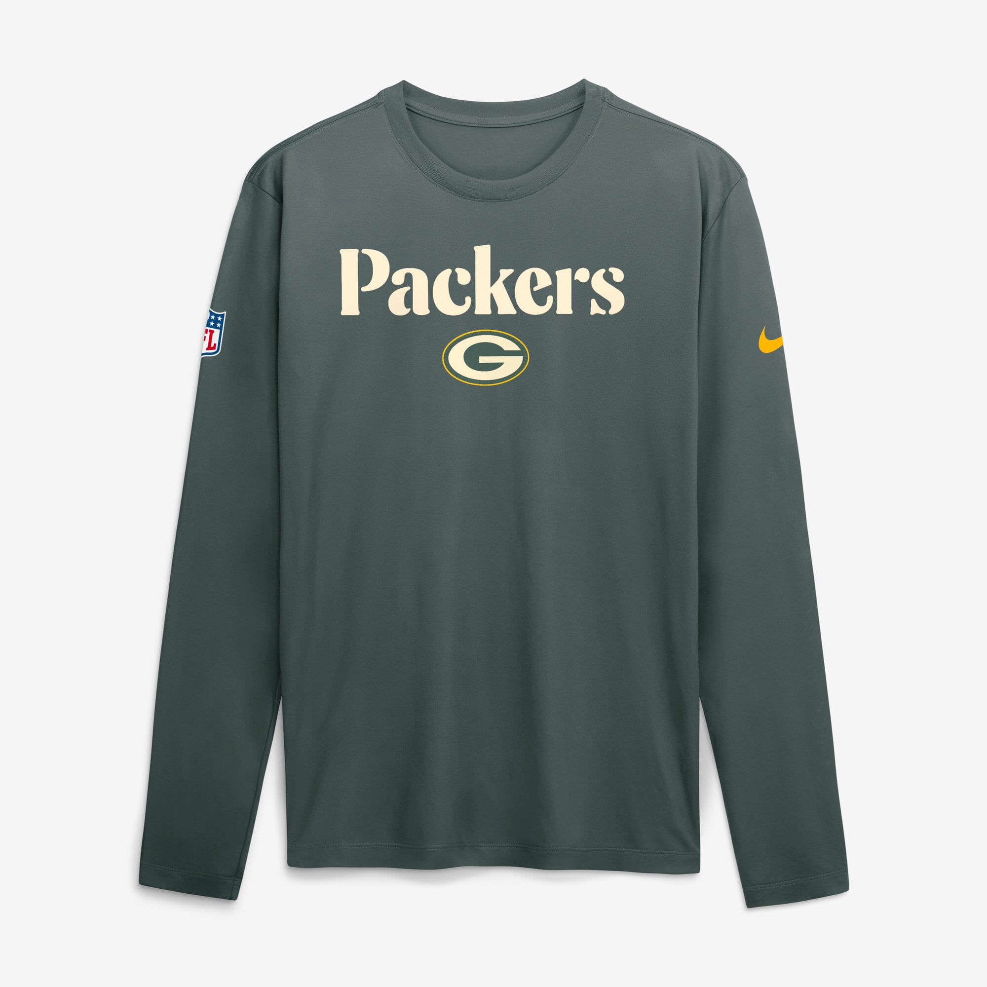Green Bay Packers Nike Rivalries Dri-FIT Legend Long Sleeve T-Shirt - Mens