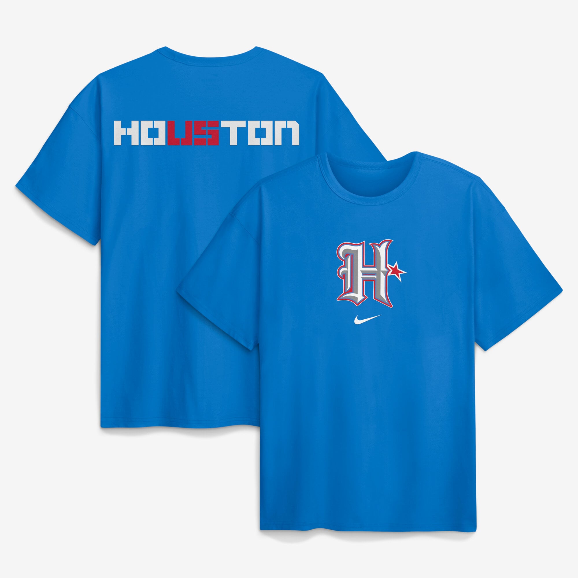 Camiseta de manga corta Nike Rivalries de algodón grueso y corte holgado del Houston Texans - Hombre