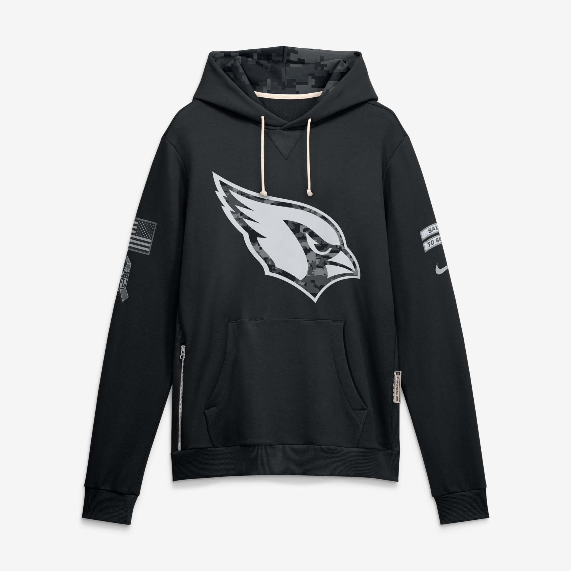 Sweat à capuche Arizona Cardinals Salute To Service Nike Dri-FIT - Homme