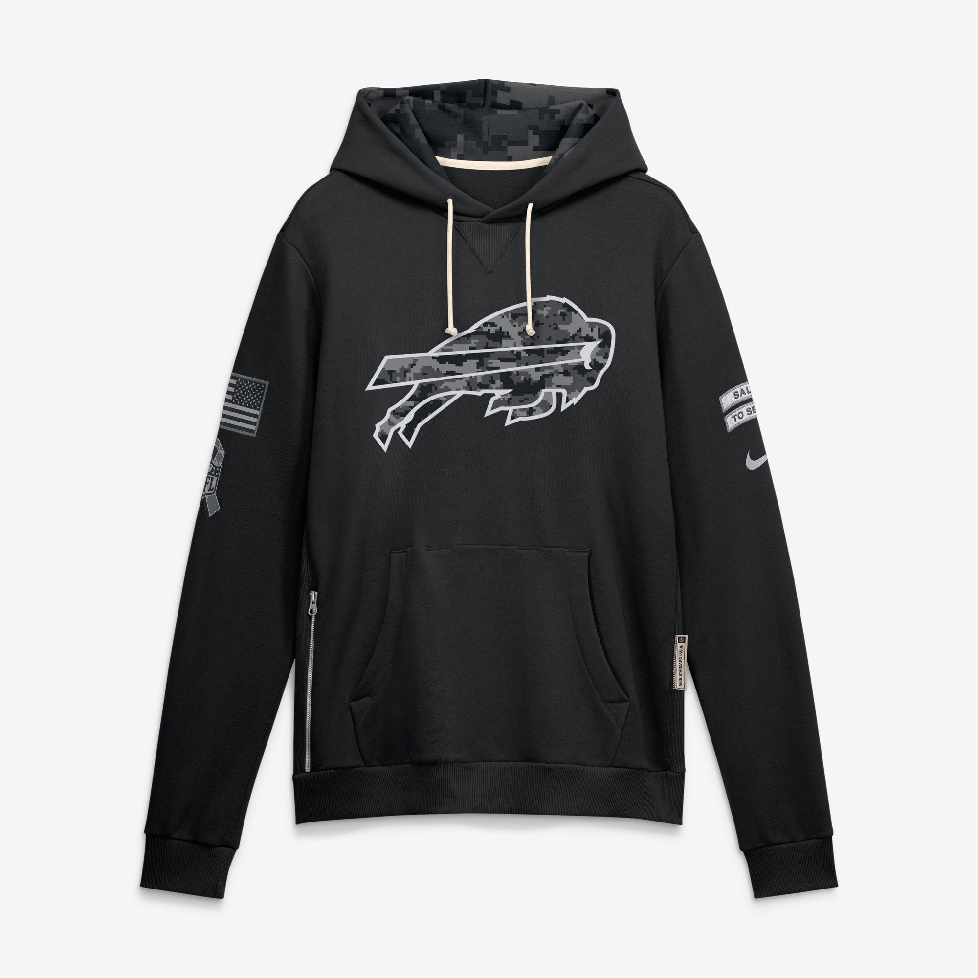Sweat à capuche Buffalo Bills Salute To Service Nike Dri-FIT - Homme