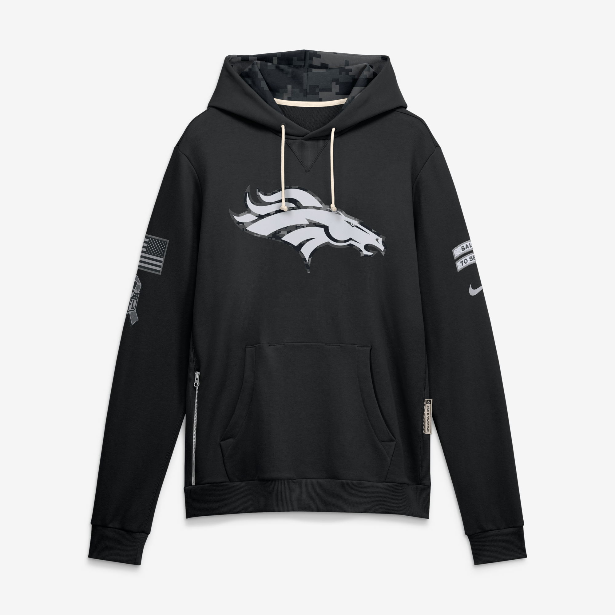 Sweat à capuche Denver Broncos Salute To Service Nike Dri-FIT - Homme