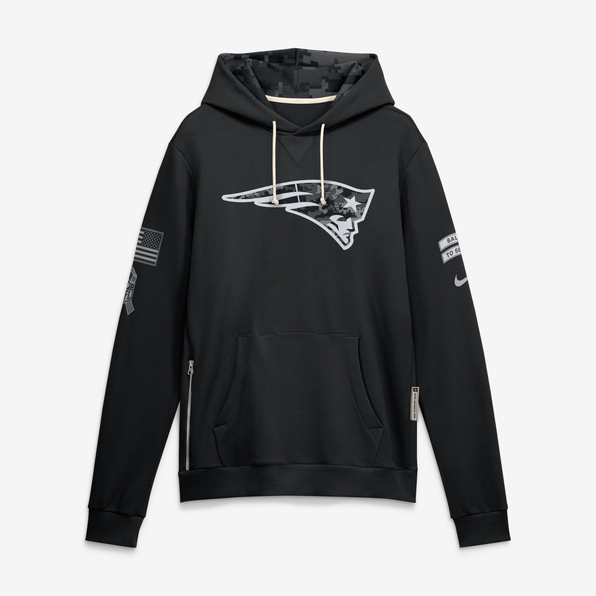 Sweat à capuche New England Patriots Salute To Service Nike Dri-FIT - Homme