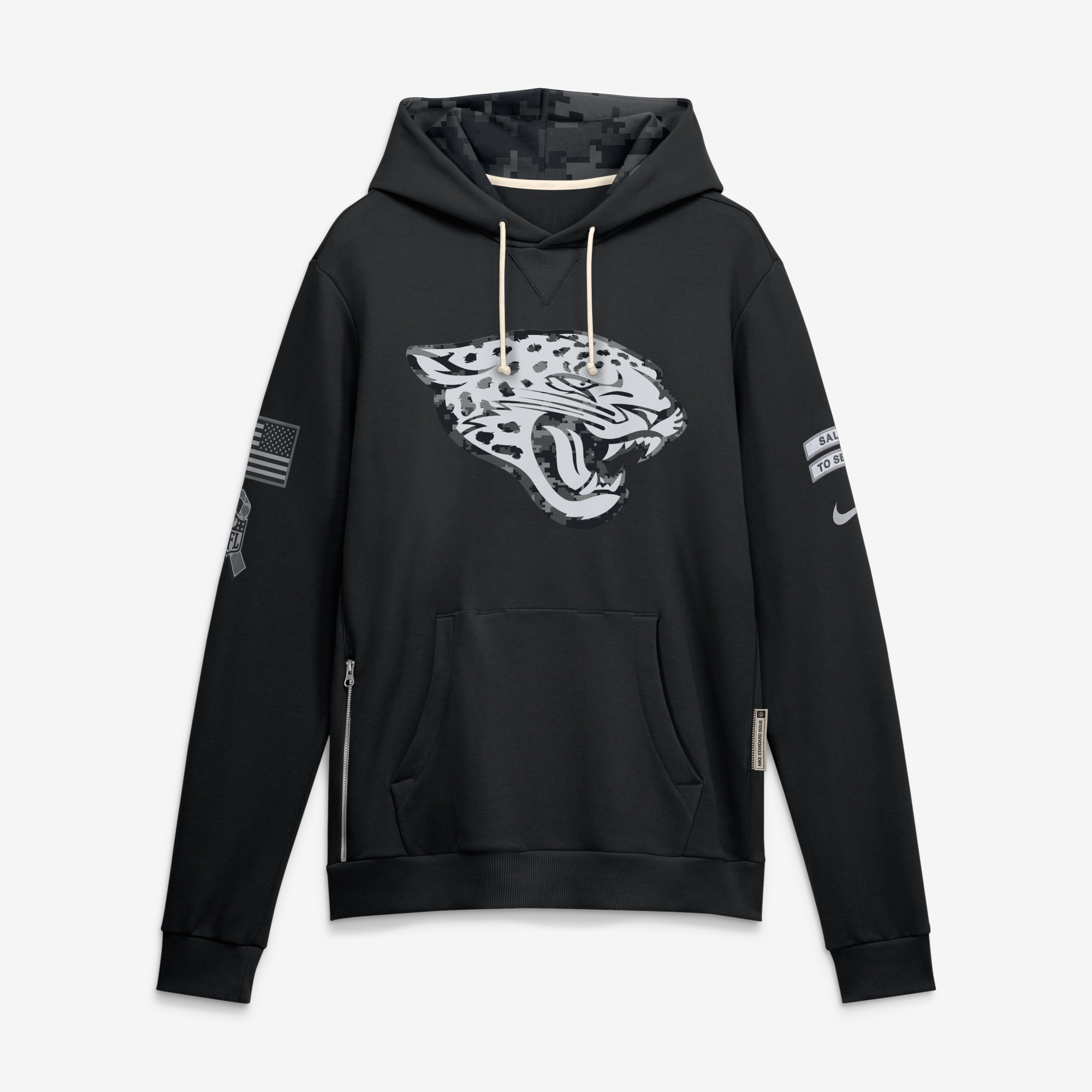 Sweat à capuche Jacksonville Jaguars Salute To Service Nike Dri-FIT - Homme