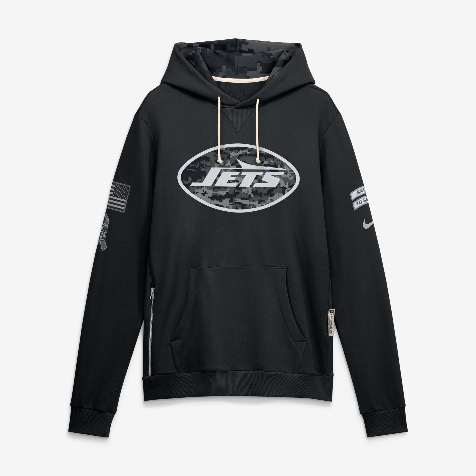 Sweat à capuche New York Jets Salute To Service Nike Dri-FIT - Homme