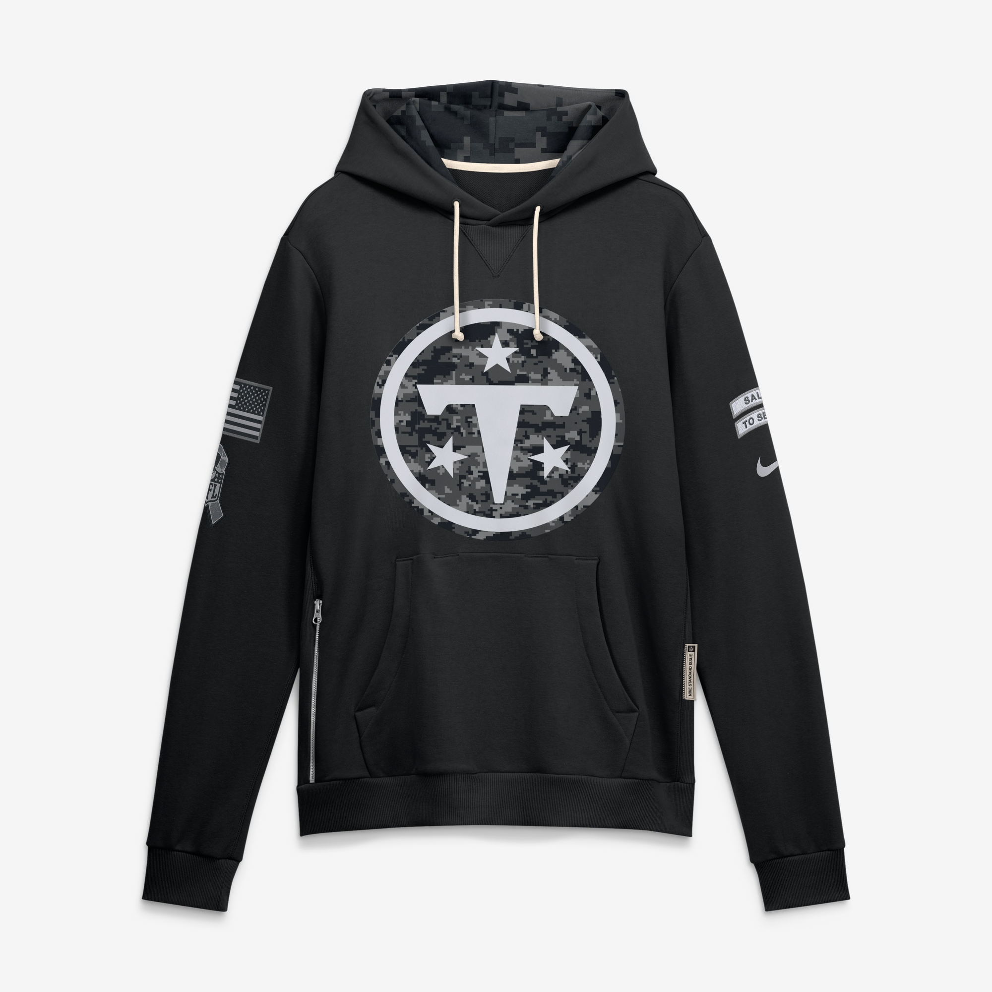 Sweat à capuche Tennessee Titans Salute To Service Nike Dri-FIT - Homme