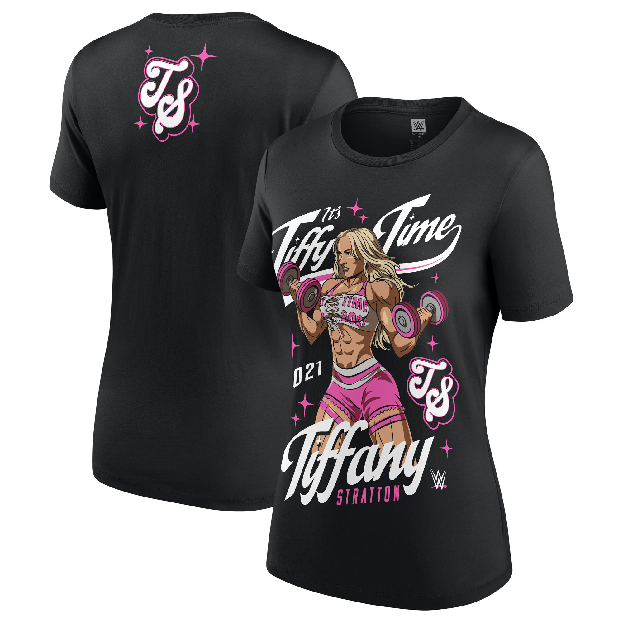 Women’s Black Tiffany Stratton Tiffy Time Est. 2021 T-Shirt Women’s Black Tiffany Stratton Tiffy Time Est. 2021 T-Shirt