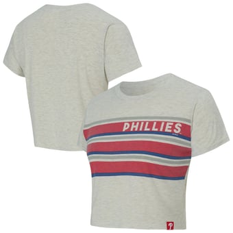 Women's Concepts Sport Cream Philadelphia Phillies Birch Cropped T-Shirt