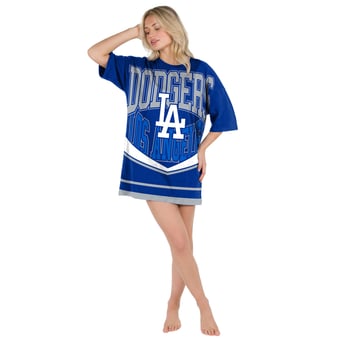 Women's Concepts Sport Royal Los Angeles Dodgers Mosaic Knit Nightdress