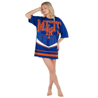 Women's Concepts Sport Royal New York Mets Mosaic Knit Nightdress