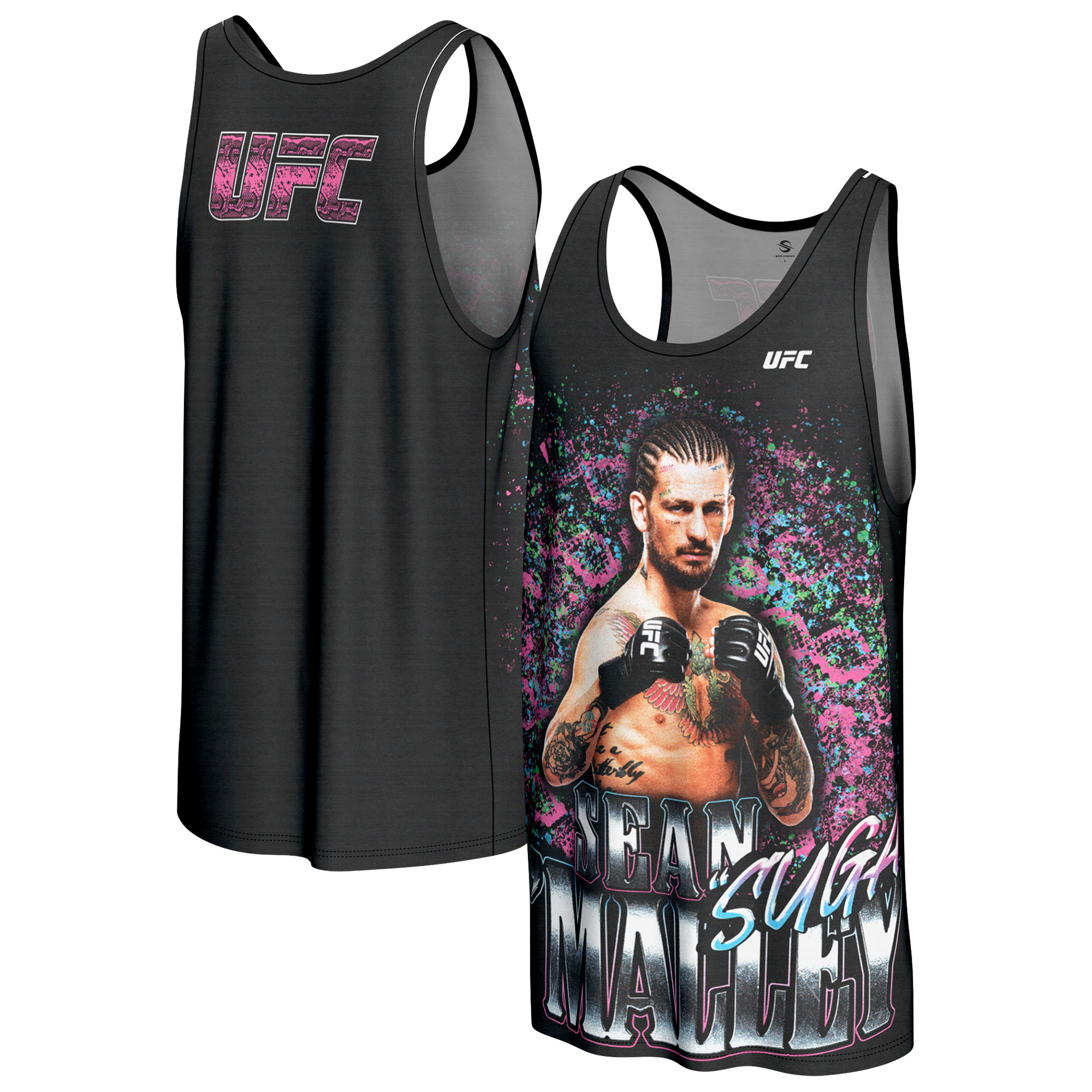 Men’s ProSphere Black Sean O’Malley Fighter Tank Top Men’s ProSphere Black Sean O’Malley Fighter Tank Top