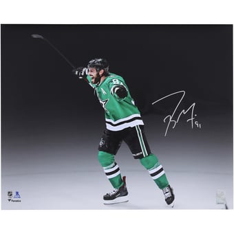 Tyler Seguin Dallas Stars Autographed 16" x 20" Kelly Green Jersey Celebration Spotlight Photograph
