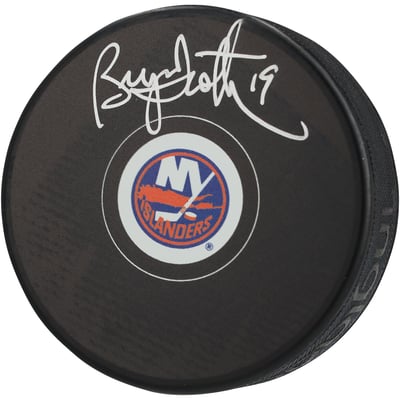 Bryan Trottier New York Islanders Autographed Hockey Puck
