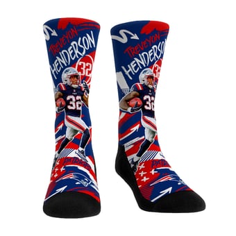 Unisex Rock Em TreVeyon Henderson Navy New England Patriots Playmaker Crew Socks