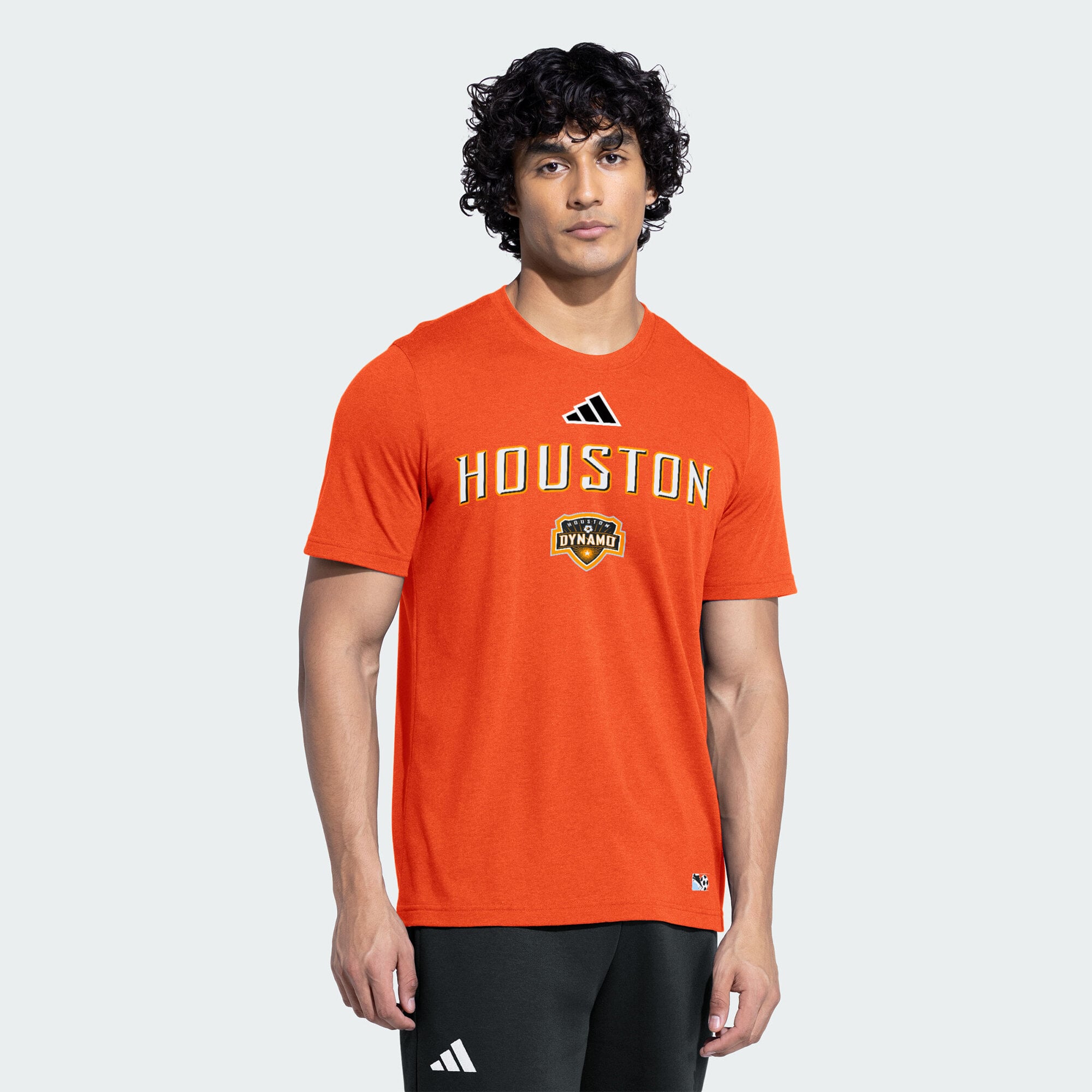 Men's adidas  Orange Houston Dynamo FC 2026 Archive Jersey Hook T-Shirt