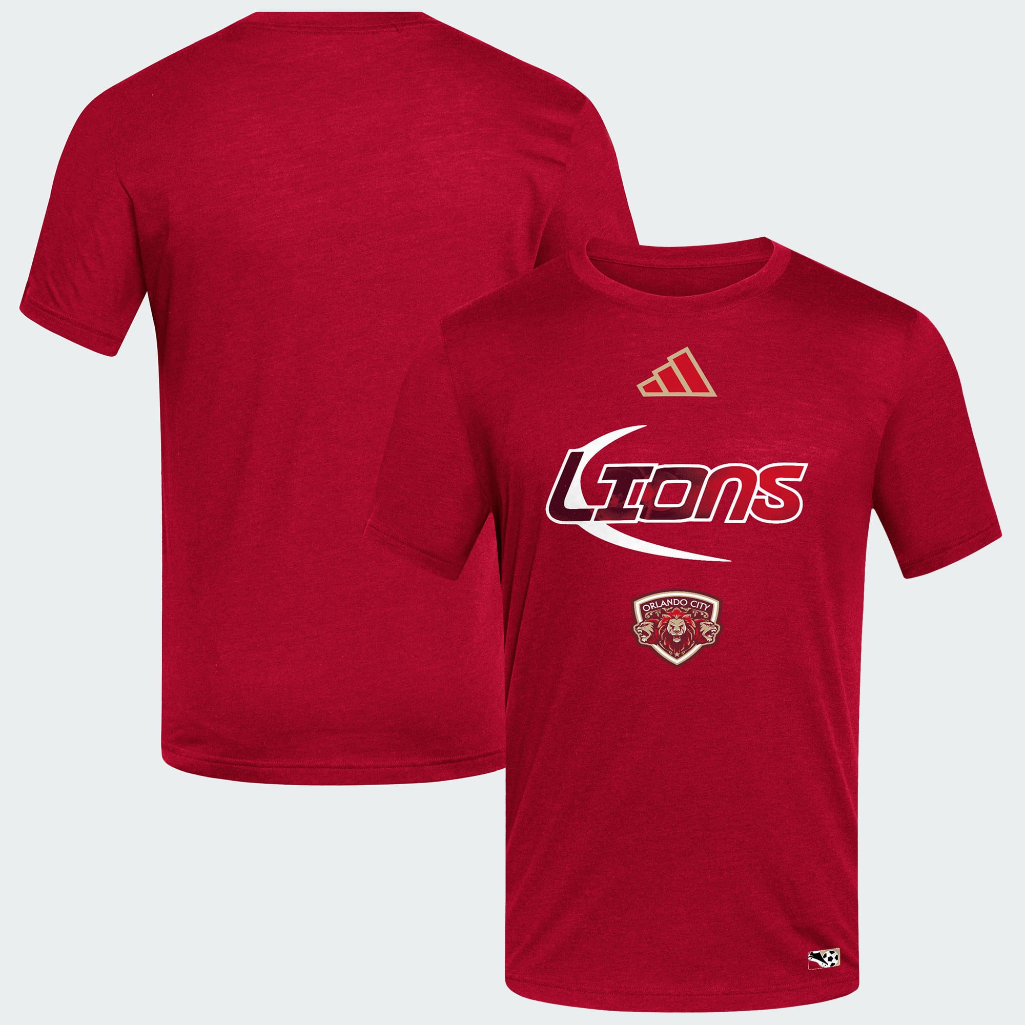 Men's adidas  Red Orlando City SC 2026 Archive Jersey Hook T-Shirt