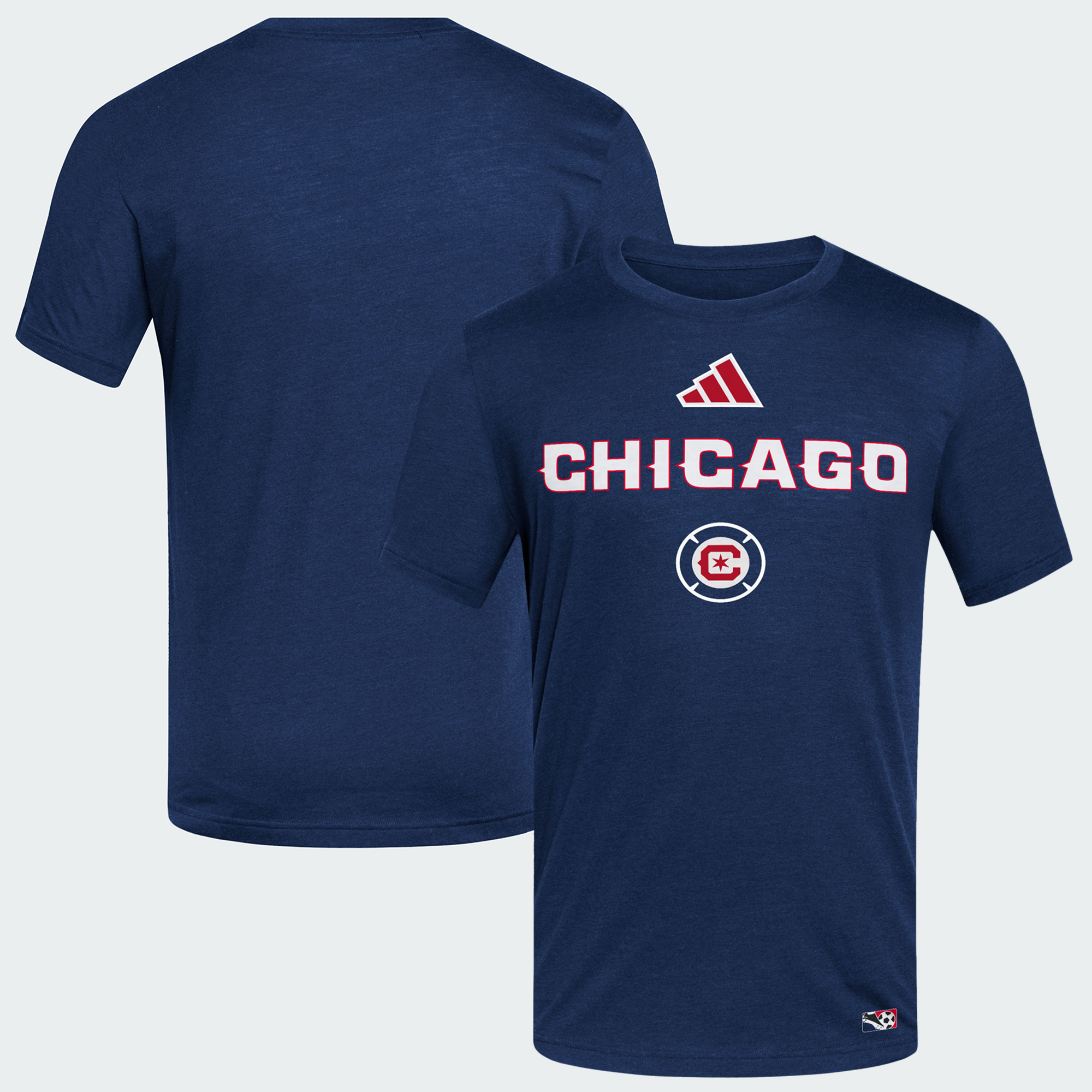 Men's adidas Navy Chicago Fire 2026 Archive Jersey Hook T-Shirt