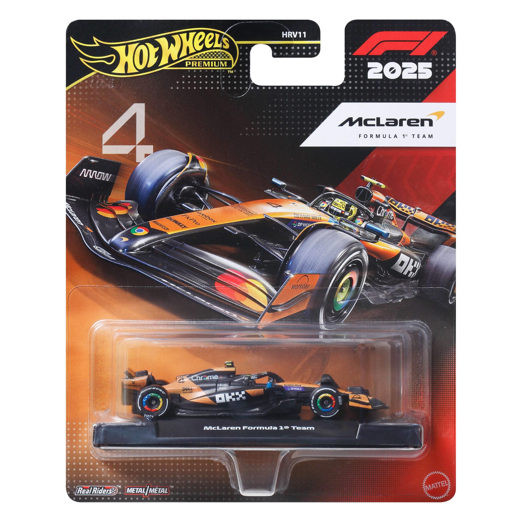 McLaren Hot Wheels Premium Lando Norris #4