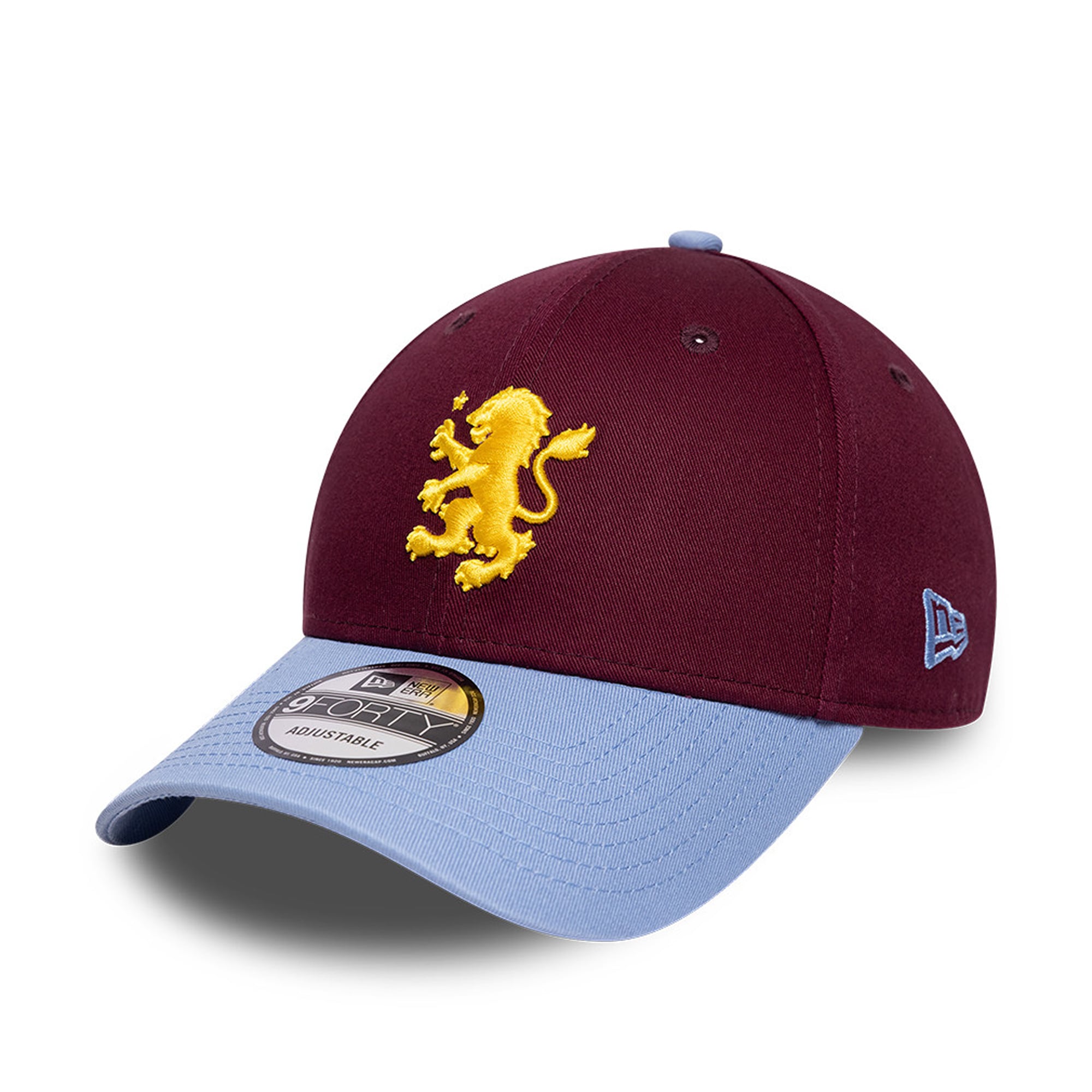 Aston Villa New Era Team 9FORTY – Weinrot/Blau – Unisex