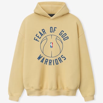 Unisex Fear of God x Barkley L. Hendricks Gold Golden State Warriors 90's Hoodie