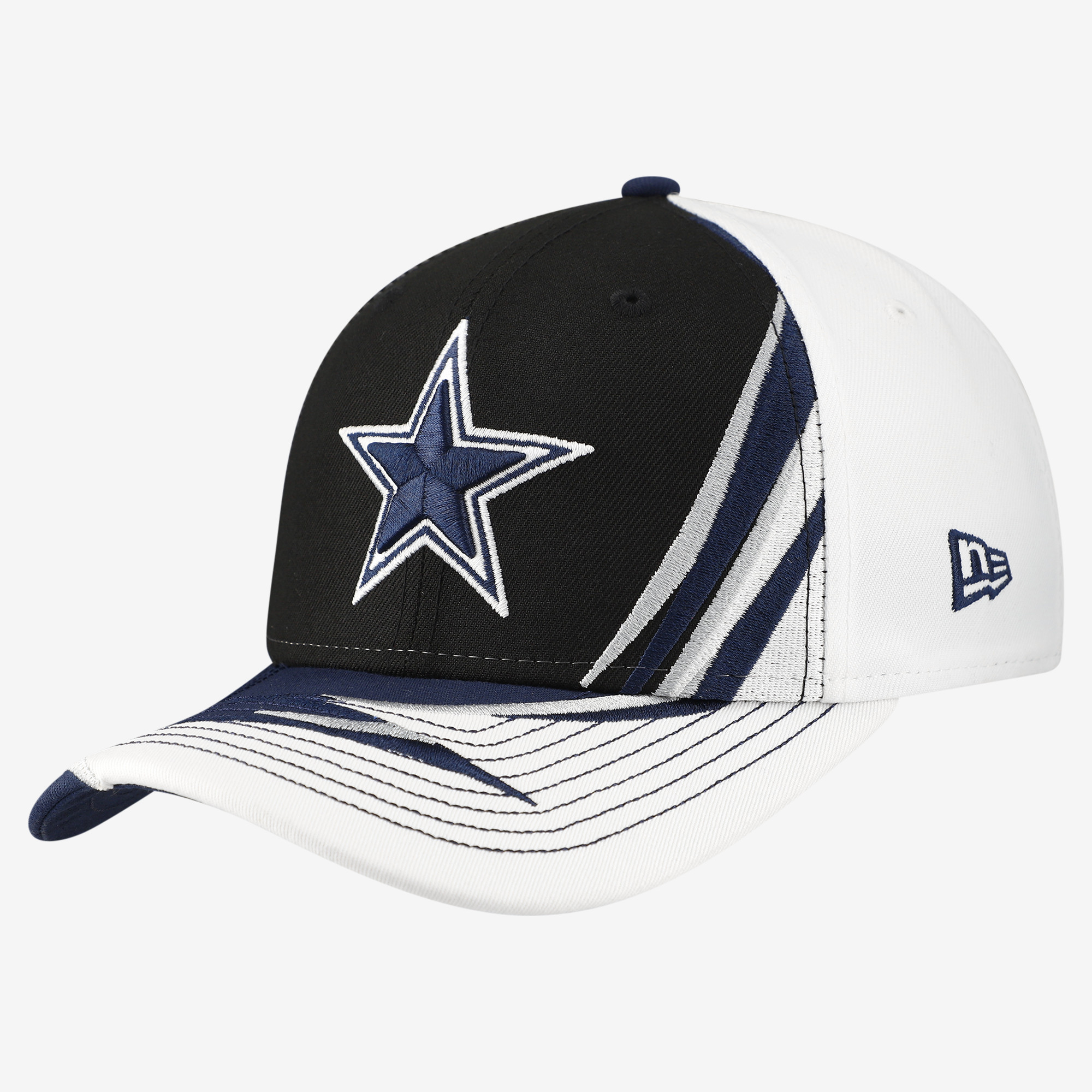 Men's New Era Navy/White Dallas Cowboys Fan 9SEVENTY Adjustable Hat