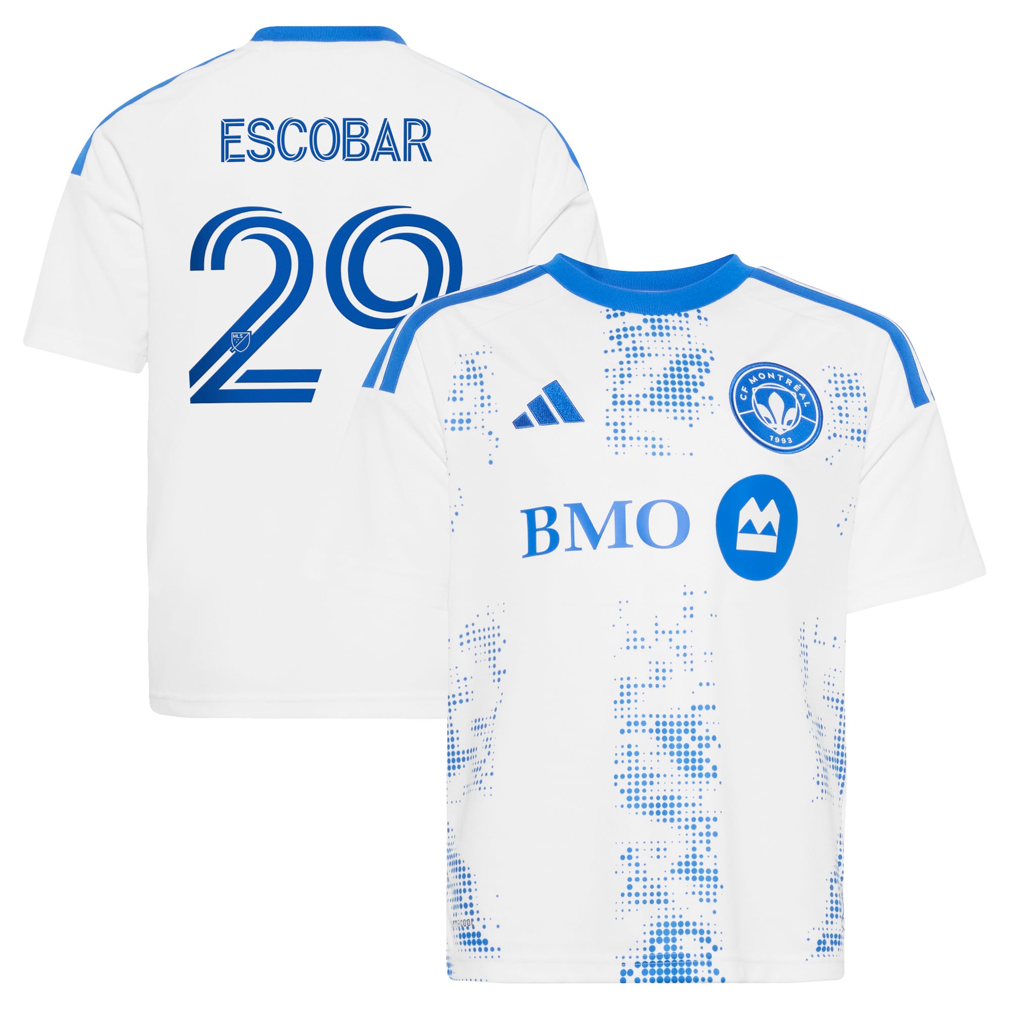 Youth adidas Franco Escobar White CF Montreal 2026 The Procure Jersey Replica Jersey