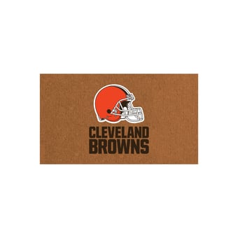 Cleveland Browns 28" x 16" Team Logo Outdoor Coir Mat