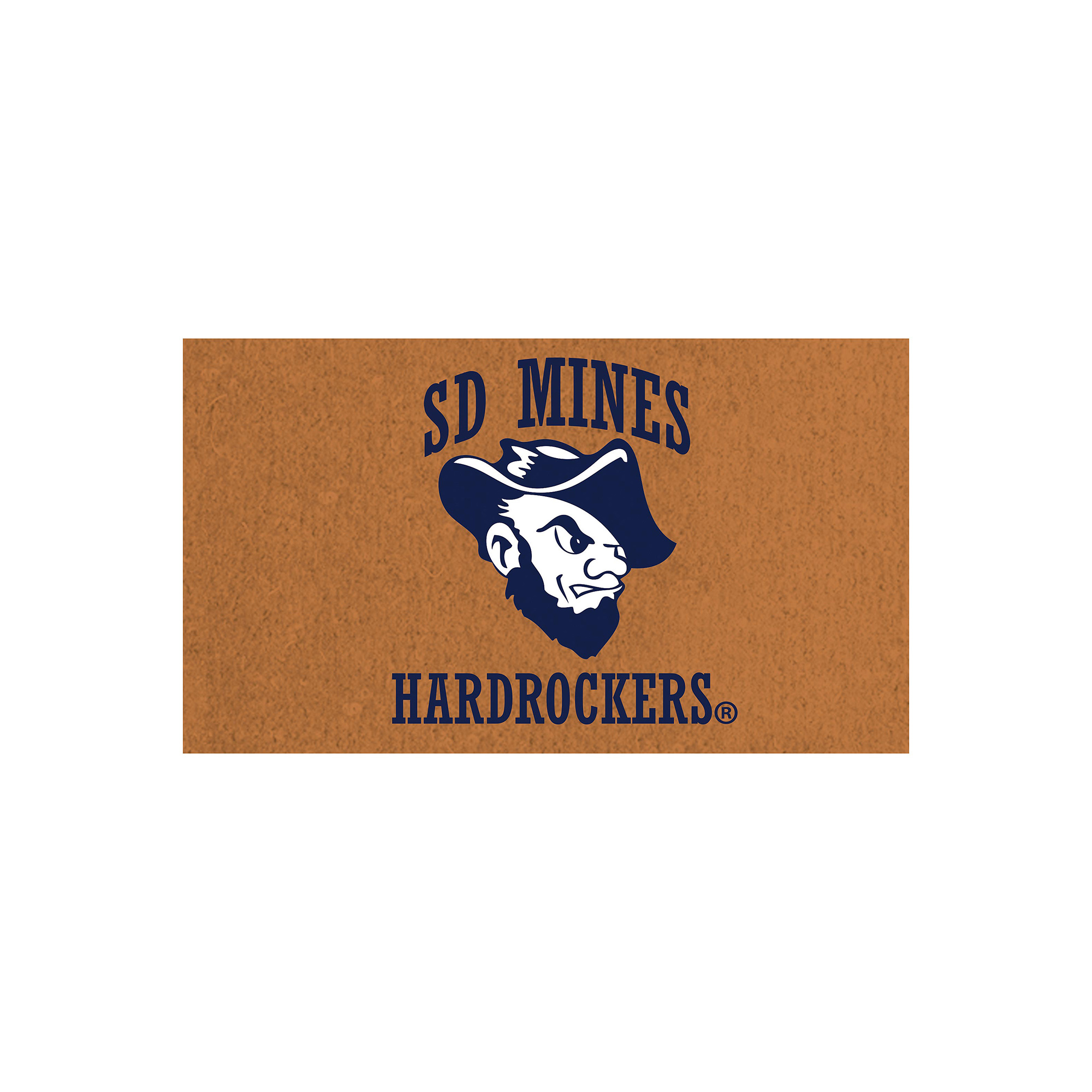 South Dakota School of Mines and Technology Hardrockers 28" x 16" Team Logo Outdoor Coir Mat