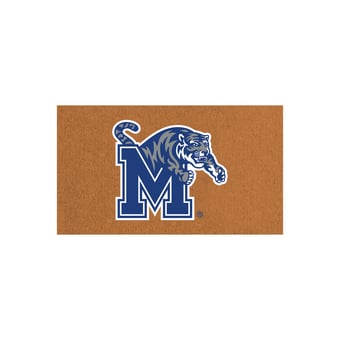 Memphis Tigers 28" x 16" Team Logo Outdoor Coir Mat