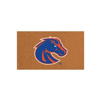 Boise State Broncos 28" x 16" Team Logo Outdoor Coir Mat