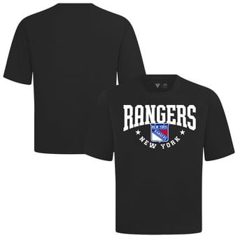 Men's Levelwear Black New York Rangers Luxe Signature Knit T-Shirt
