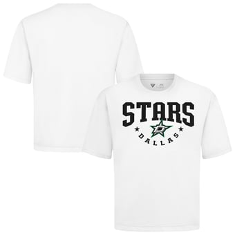 Men's Levelwear White Dallas Stars Luxe Signature Knit T-Shirt