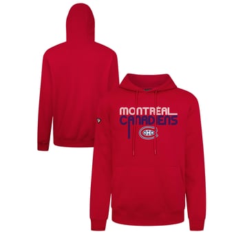 Men's Levelwear Red Montreal Canadiens Podium Lanes Hoodie