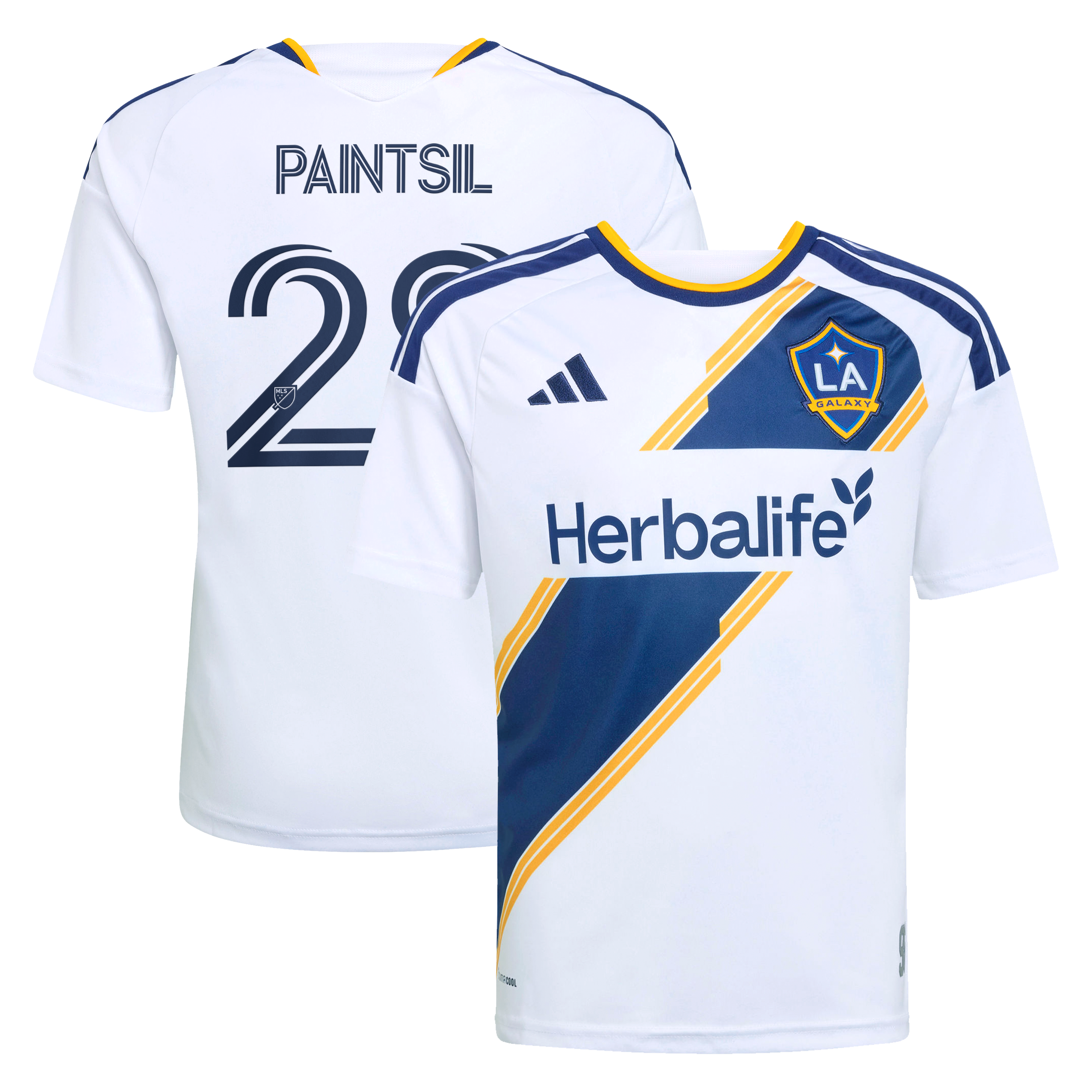 Youth adidas Joseph Paintsil White LA Galaxy 2026 The VeloCITY Kit Replica Jersey