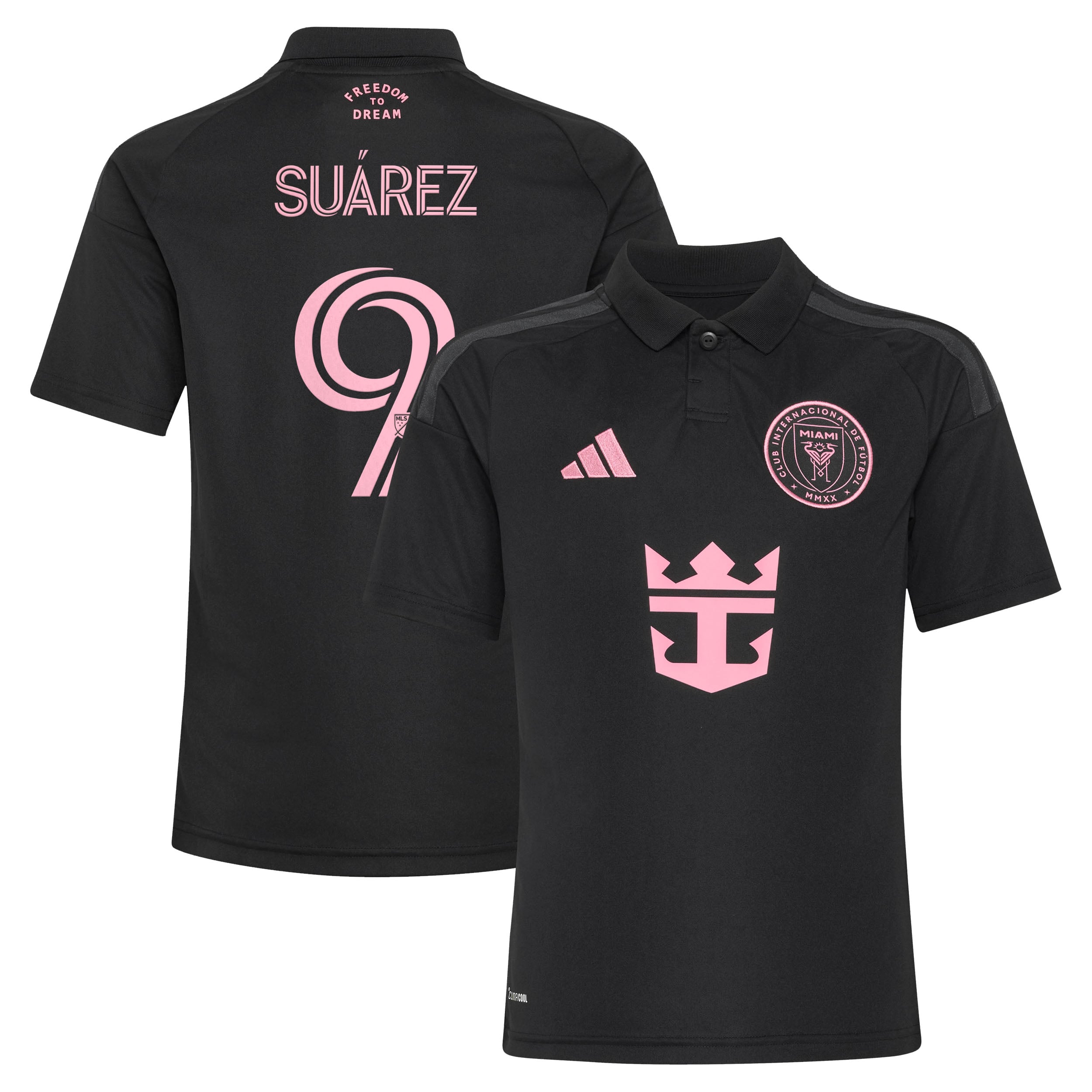 Youth adidas Luis Suárez Black Inter Miami CF 2026 Presagio Replica Jersey