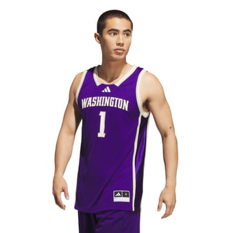 Men's adidas #1 Purple Washington Huskies Away Swingman Jersey