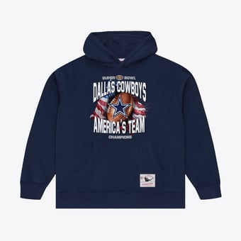 Men's Mitchell & Ness  Navy Dallas Cowboys America's Team Hoodie