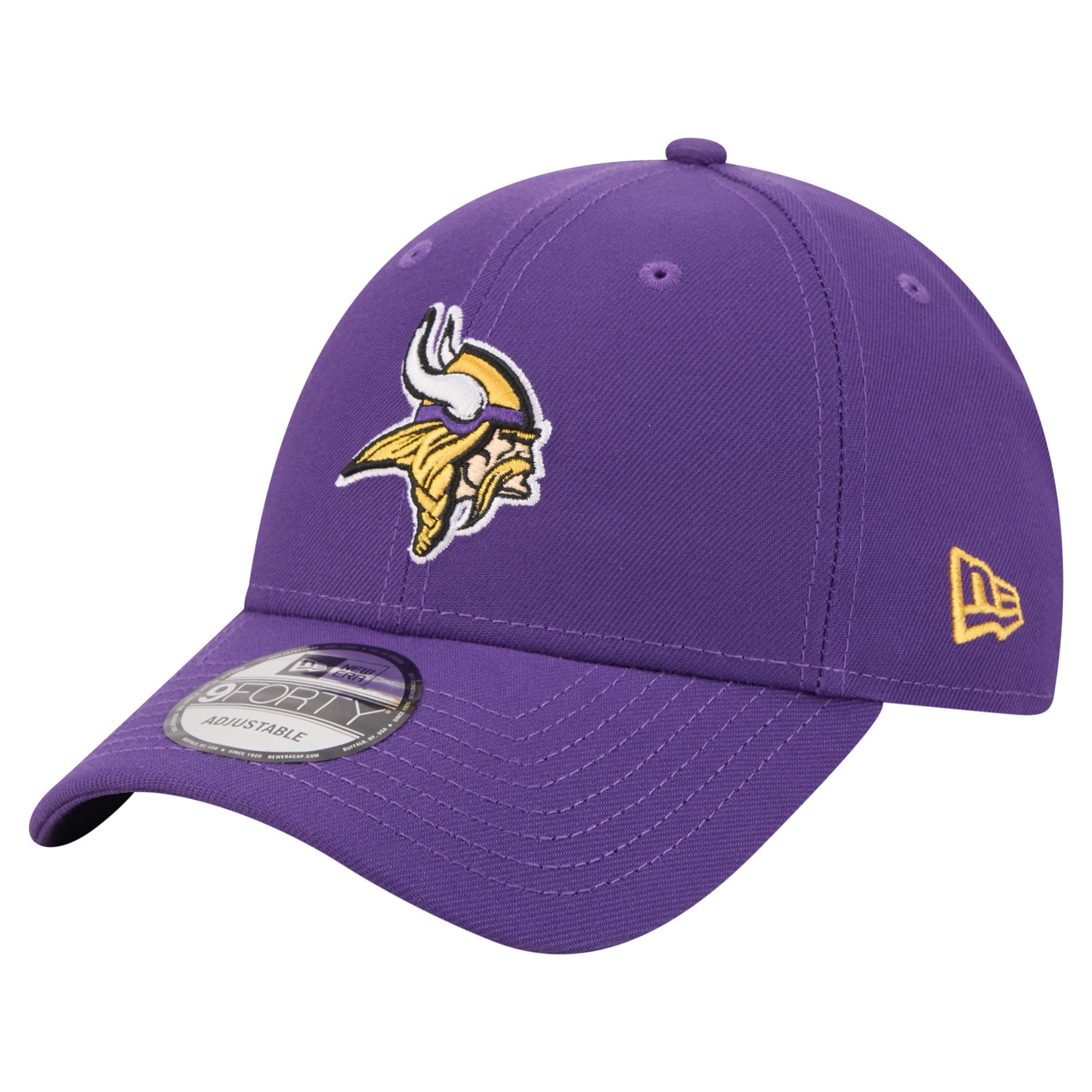Men's New Era  Purple Minnesota Vikings Core Team 9FORTY Adjustable Hat