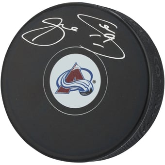 Joe Sakic Colorado Avalanche Autographed Hockey Puck