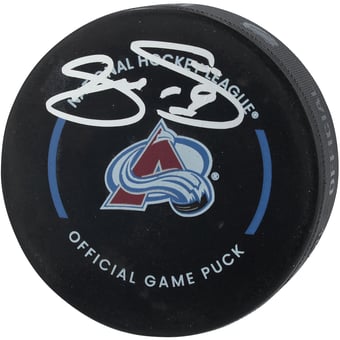 Joe Sakic Colorado Avalanche Autographed Official Game Puck