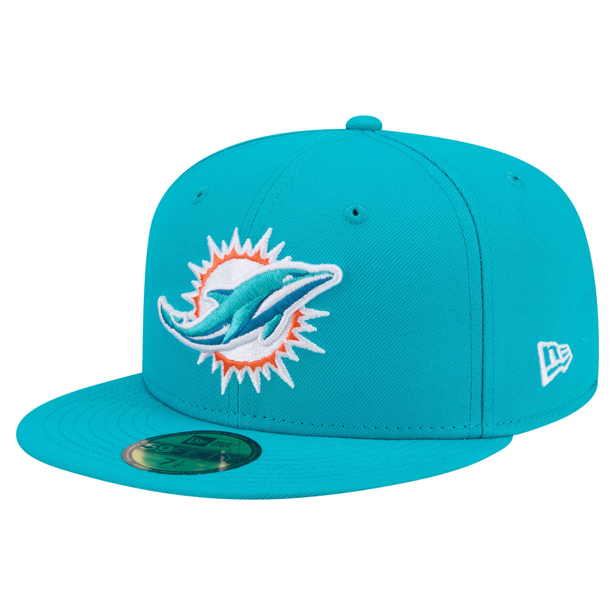 Men’s New Era Aqua Miami Dolphins 59FIFTY Fitted Hat Men’s New Era Aqua Miami Dolphins 59FIFTY Fitted Hat