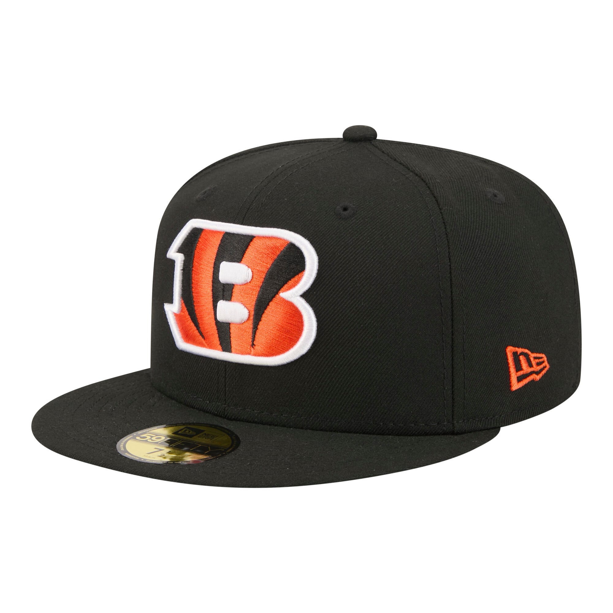 Men’s New Era Black Cincinnati Bengals 59FIFTY Fitted Hat Men’s New Era Black Cincinnati Bengals 59FIFTY Fitted Hat