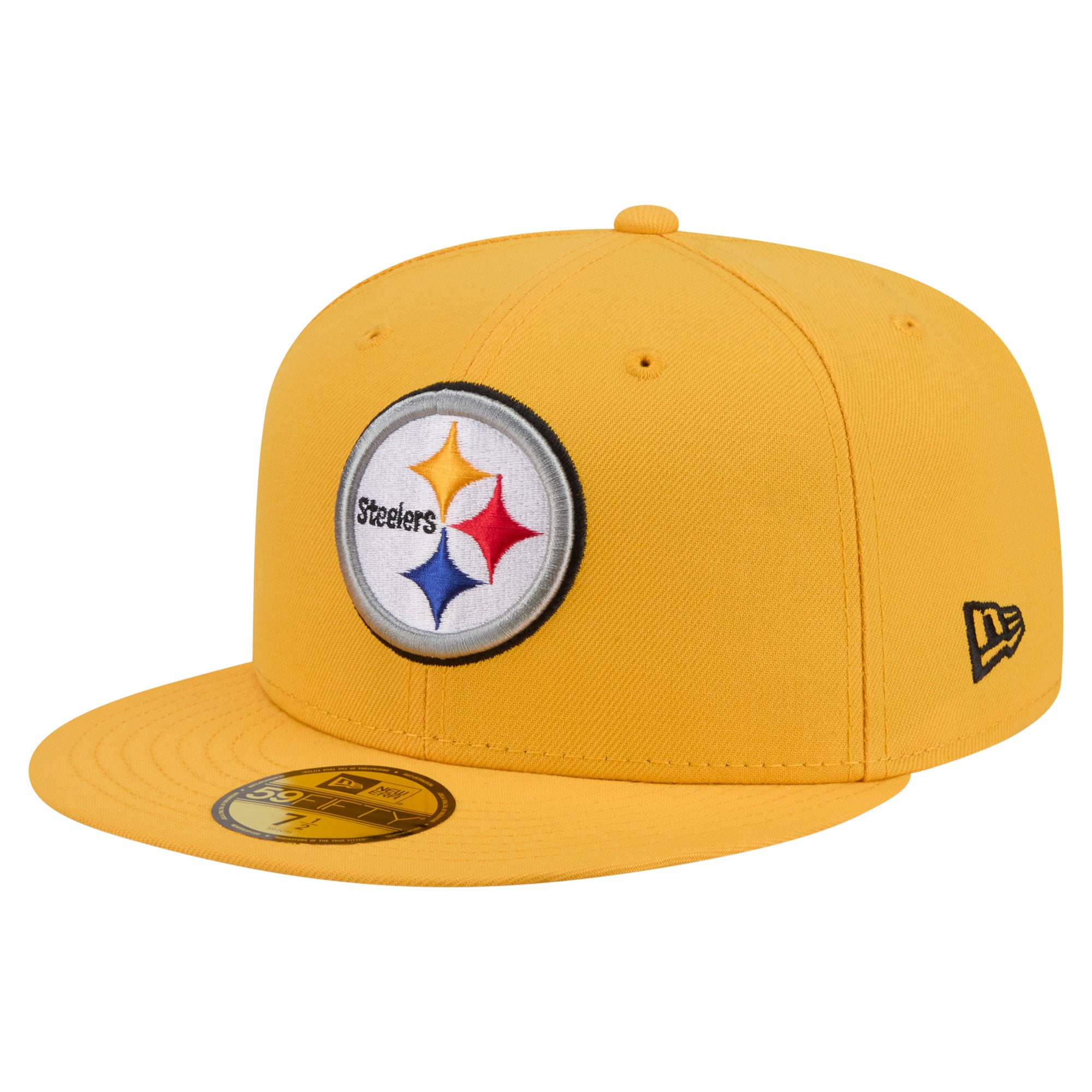 Men's New Era Gold Pittsburgh Steelers 59FIFTY Fitted Hat