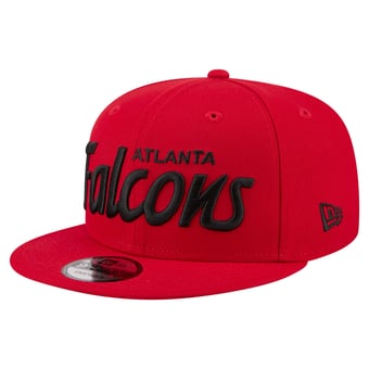 Men's New Era  Red Atlanta Falcons Core Team Script 9FIFTY Snapback Hat