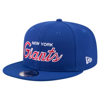 Men's New Era  Royal New York Giants Core Team Script 9FIFTY Snapback Hat